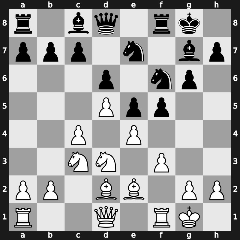 E99k - 11.Nd3 Nf6 12.Bd2 - Mar del Plata [+0.46]