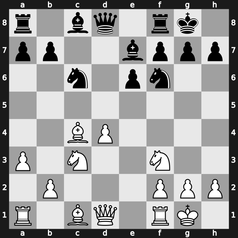 E57c - 10.exd4 Be7 - Main Line