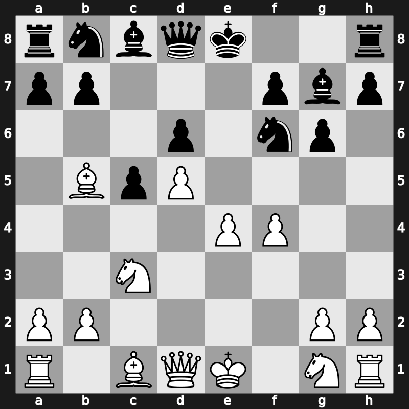 A67a - 8.Bb5+ - Four Pawns Taimanov (Alatortsev) Variation [+0.94]