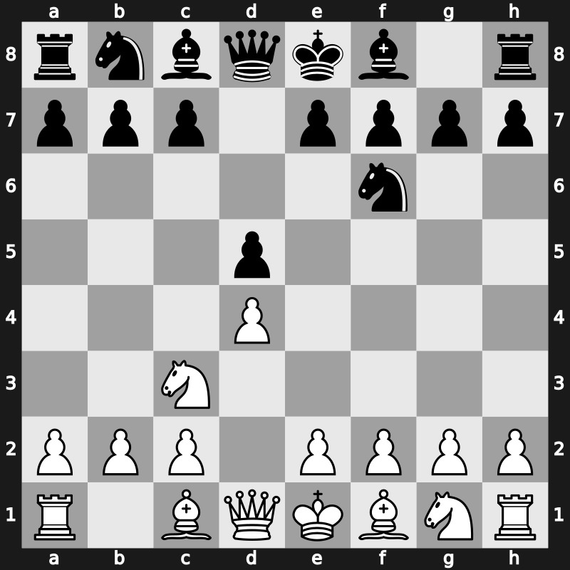 D00n - 2.Nc3 Nf6 - Veresov Attack