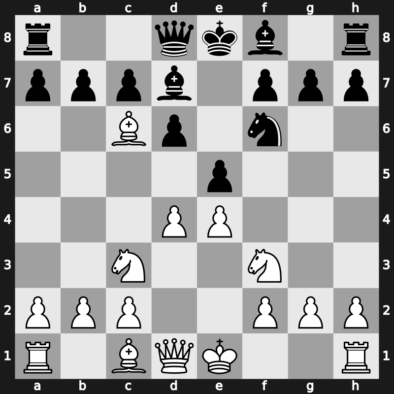 C62 - 1.e4 e5 2.Nf3 Nc6 3.Bb5 d6 - Spanish [+0.53]