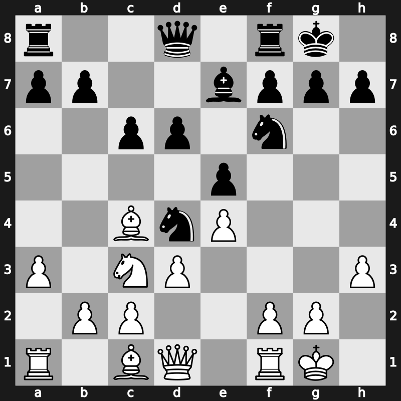 11. Norway Armageddon 2023 – Round 6.1 – Aditya Tari – 0-1 – Carlsen, Magnus – G16