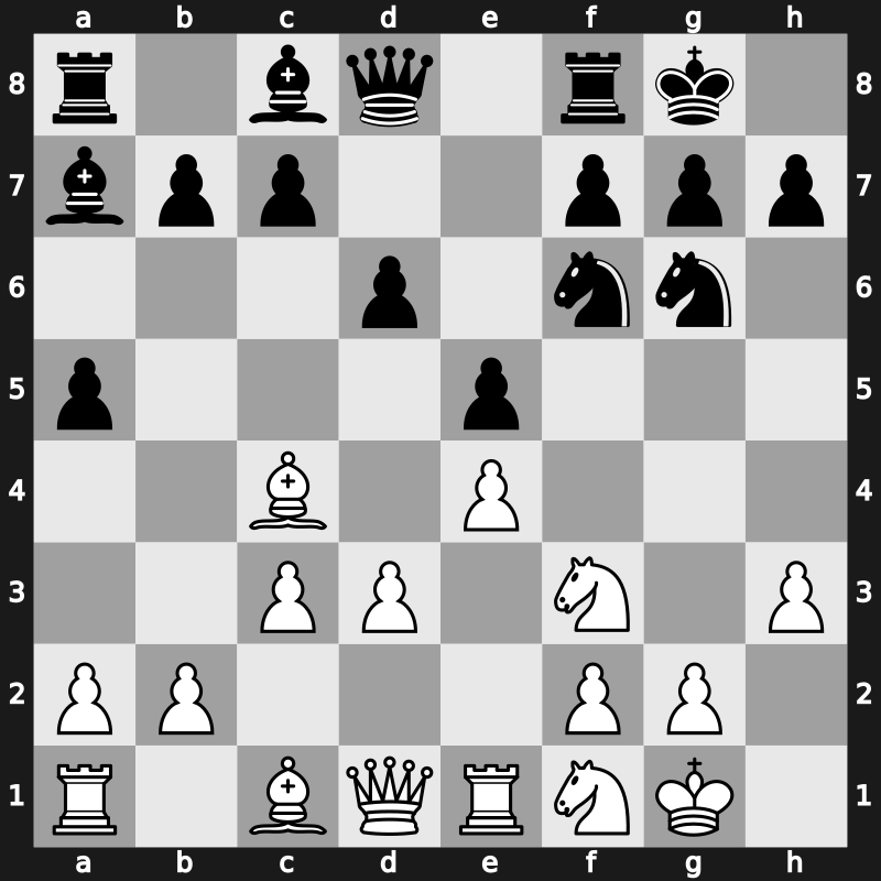 11. Norway Blitz 2023 – Round 2.5 – So, Wesley – 1-0 – Firouzja, Alireza – G10