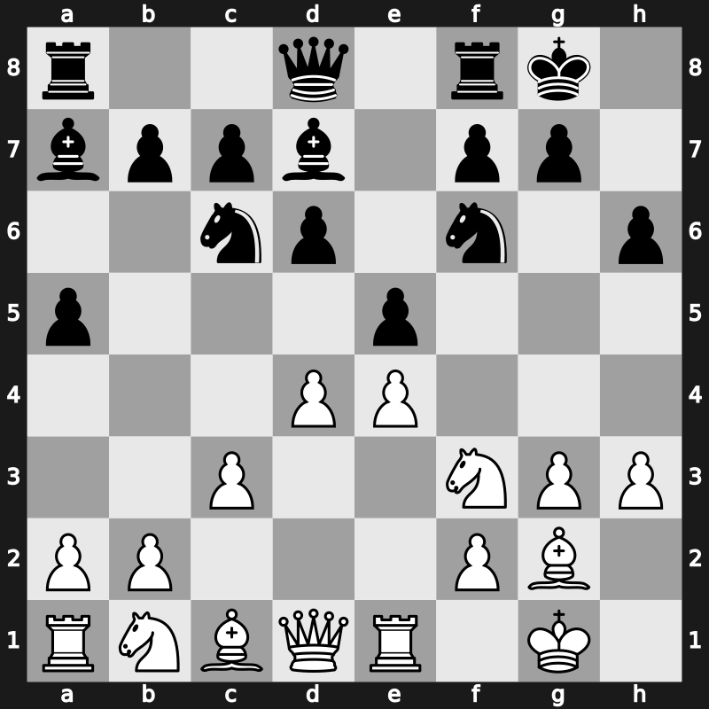 11. Norway Chess 2023 – Round 8.2 – Firouzja, Alireza – 1/2-1/2 – Giri, Anish – G37