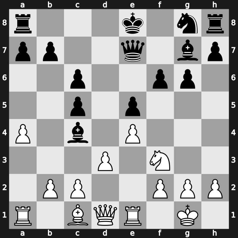 CCT Final KO 2023 – Round 1.12 – Caruana, Fabiano – 1-0 – Carlsen, Magnus – G4