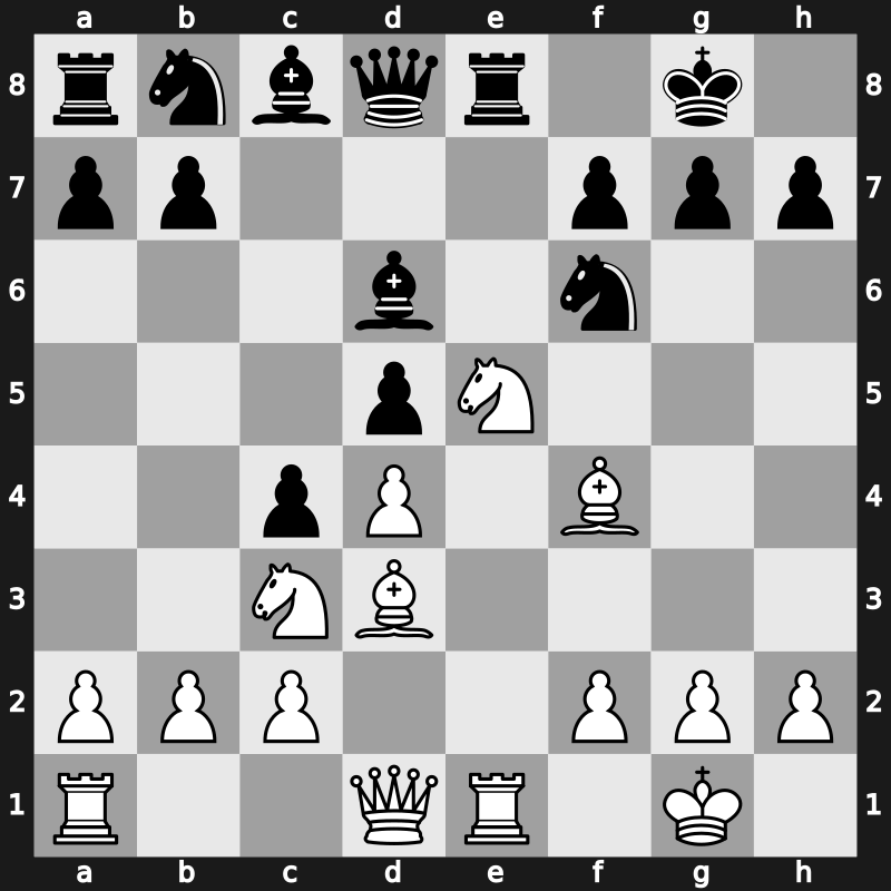 CCT Final Playoff 2023 – Round 4.3 – Carlsen, Magnus – 1-0 – Nakamura, Hikaru – G40