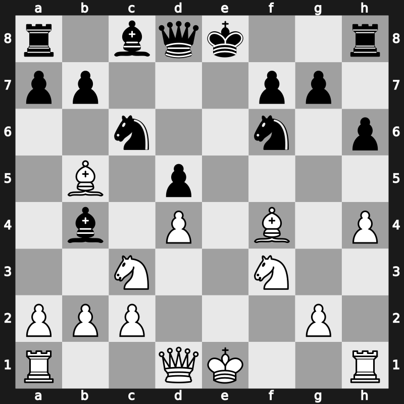 Global Chess League 2023 – Round 6.6 – Nihal Sarin – 1/2-1/2 – Esipenko, Andrey – G78