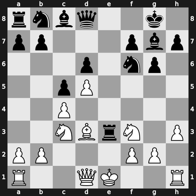 Superbet Blitz 2023 – Round 6.5 – Carlsen, Magnus – 1-0 – Rapport, Richard – G30