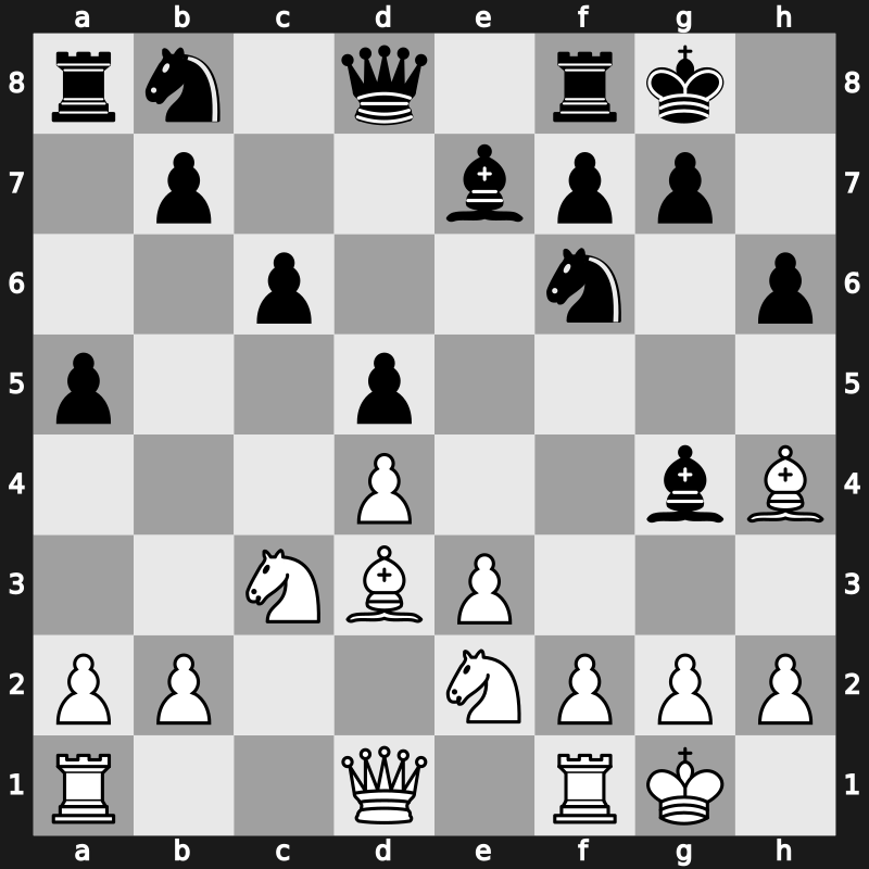World Blitz 2023 – Round 1.65 – Lazavik, Denis – 1/2-1/2 – Amangeldy, Ernur – G61
