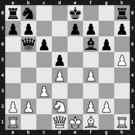 World Blitz 2023 – Round 19.12 – Murzin, Volodar – 1-0 – Petrosian, Tigran L. – G1066