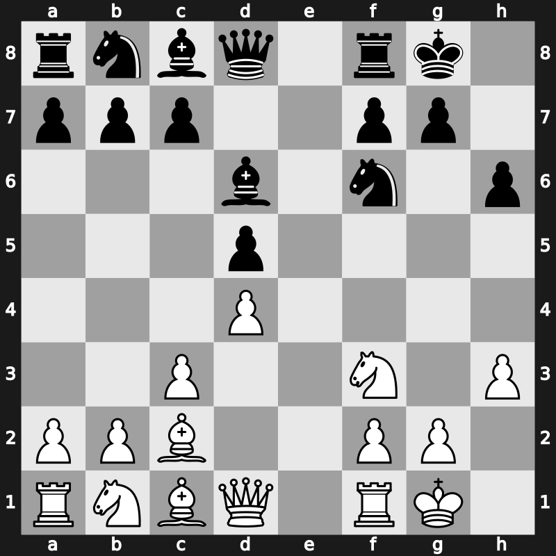 9. Sinquefield Cup 2022 – Round 3.2 – So, Wesley – 1-0 – Caruana, Fabiano – G12