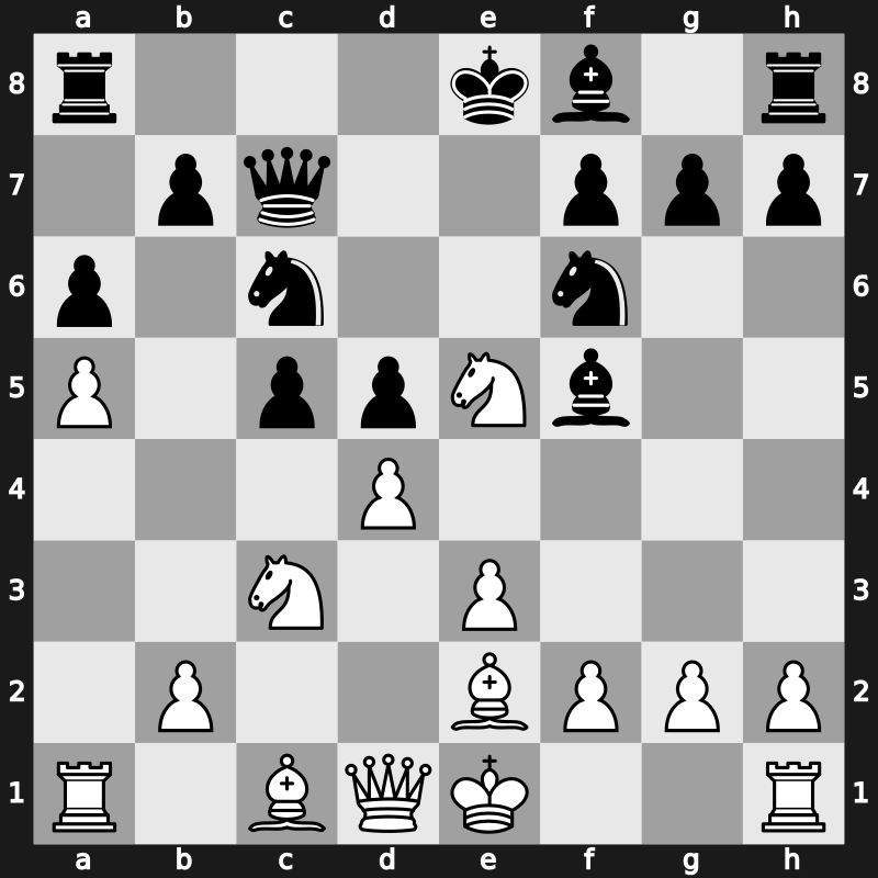 Superbet Rapid 2022 – Round 9.3 – Caruana, Fabiano – 1/2-1/2 – Shevchenko, Kirill – G43