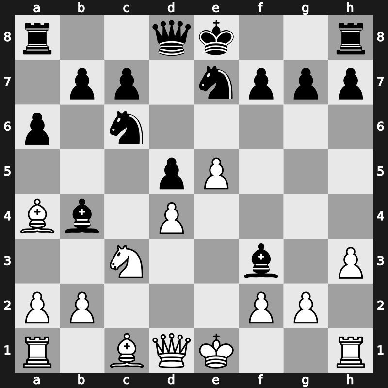 Lindores Abbey Tal Memorial 2021 – Round 18.5 – Vachier-Lagrave, Maxime – 1-0 – Nihal Sarin – G781