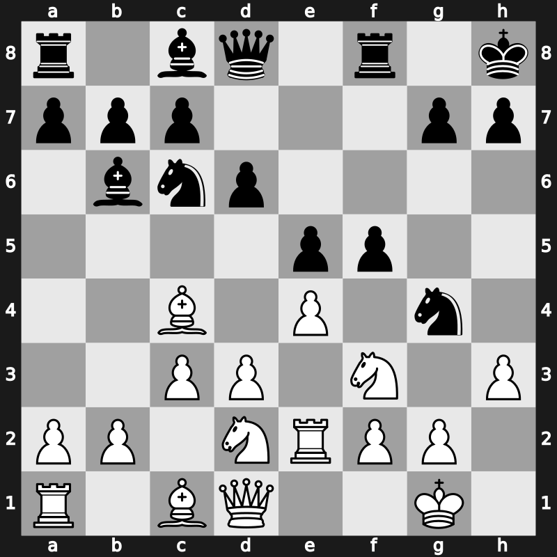 11. London Classic 2019 – Round 1.7 – Ding, Liren – 1-0 – Aronian, Levon – G15