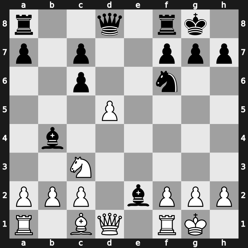 Cote d&rsquo;Ivoire Blitz 2019 – Round 9.1 – Carlsen, Magnus – 1/2-1/2 – Nakamura, Hikaru – G41