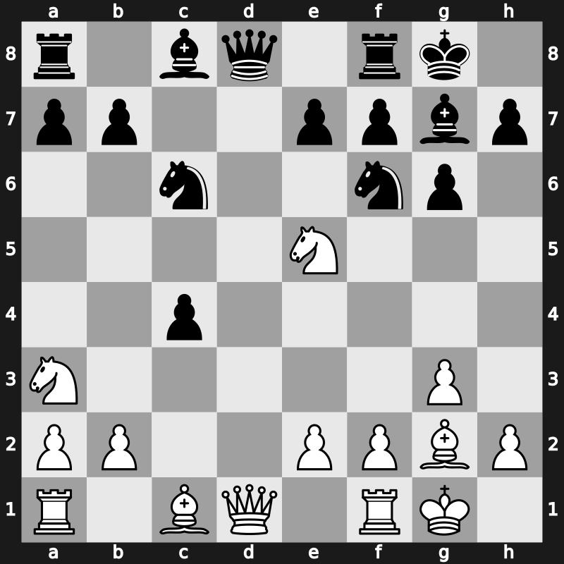 FIDE World Cup 2019 – Round 1.1 – Berkes, Ferenc – 1/2-1/2 – Jumabayev, Rinat – G12