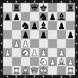 World Blitz 2019 – Round 6.13 – Kramnik, Vladimir – 1-0 – Alonso Rosell, Alvar – G385