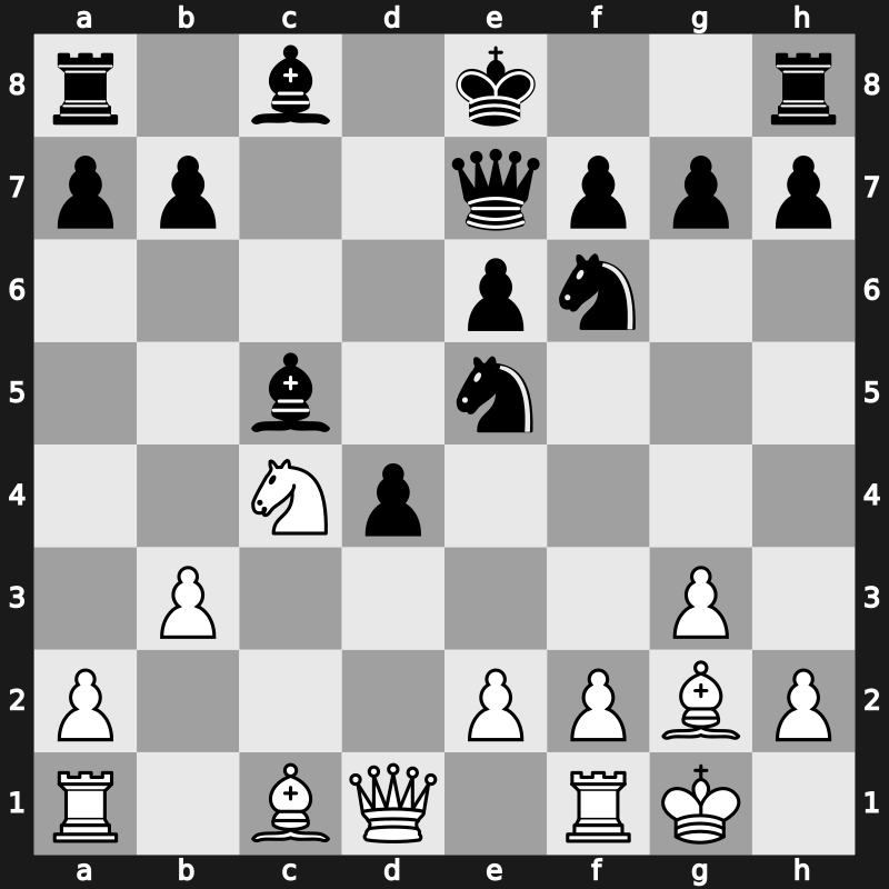 9. London Classic 2017 – Round 3.1 – Carlsen, Magnus – 1/2-1/2 – Anand, Viswanathan – G11