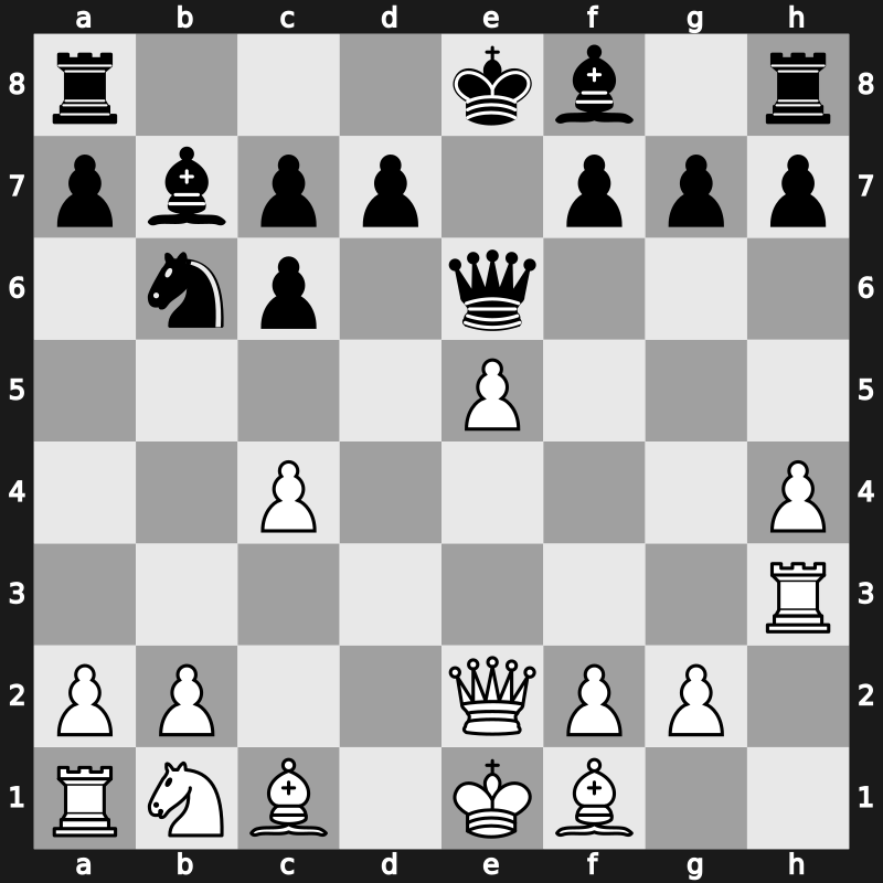 9. London Classic 2017 – Round 6.3 – Nakamura, Hikaru – 1/2-1/2 – Carlsen, Magnus – G28