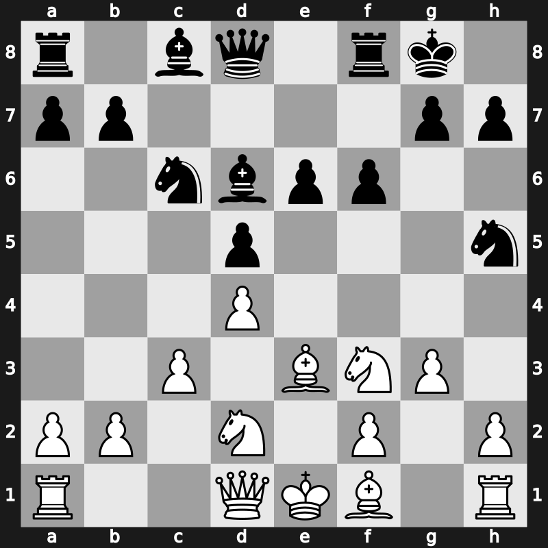 8. London Classic 2016 – Round 4.1 – Giri, Anish – 1/2-1/2 – So, Wesley – G16