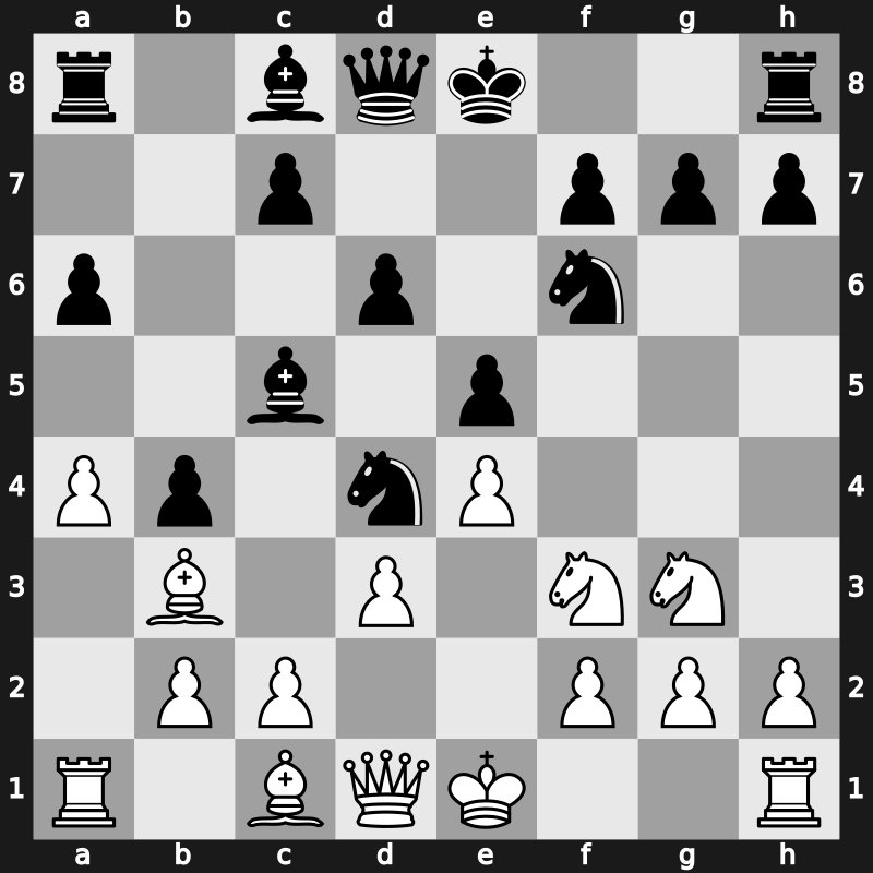 8. London Classic 2016 – Round 4.3 – Caruana, Fabiano – 1/2-1/2 – Aronian, Levon – G18