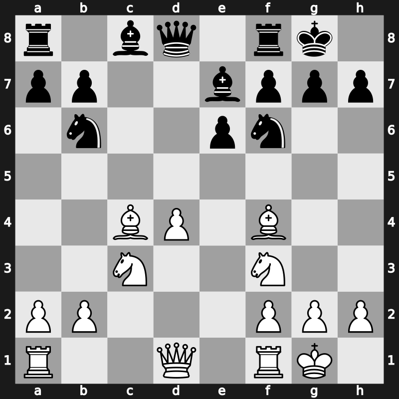 19. European Teams 2013 – Round 7.10 – Esen Baatarsukh – 1-0 – Baramidze, David – G239