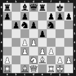 19. European Teams 2013 – Round 9.9 – Sokolov, Ivan. – 1-0 – Petkov, Valeri – G334