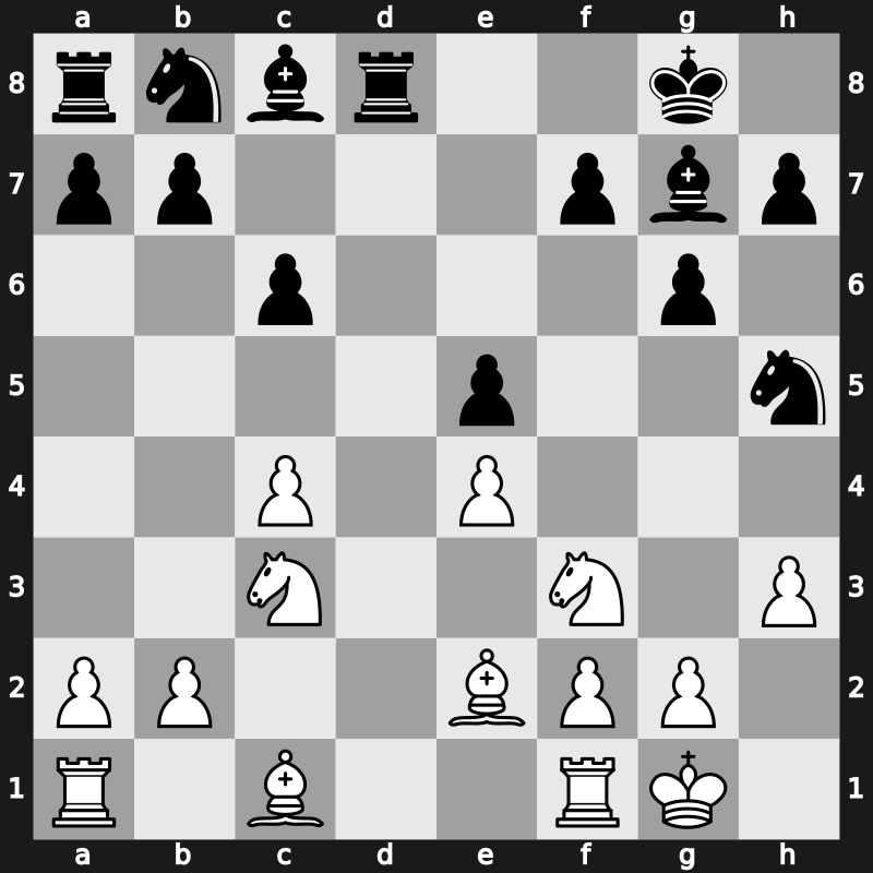 19. European Teams 2013 – Round 9.9 – Rusev, Krasimir – 0-1 – Aadvika Giri – G335