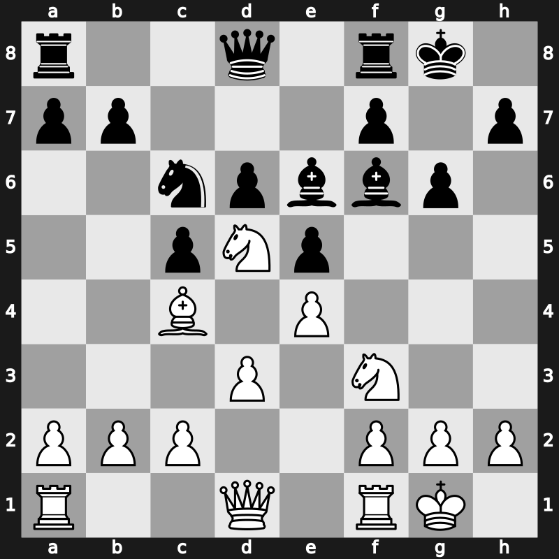 8. Tal Mem Blitz 2013 – Round 5 – Caruana, Fabiano – 0-1 – Carlsen, Magnus – G23