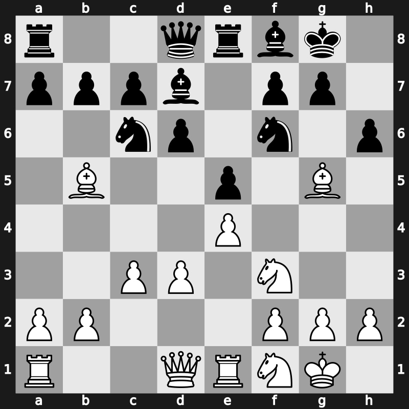20. Amber Blindfold 2011 – Round 8 – Anand, Viswanathan – 1/2-1/2 – Aronian, Levon – G17