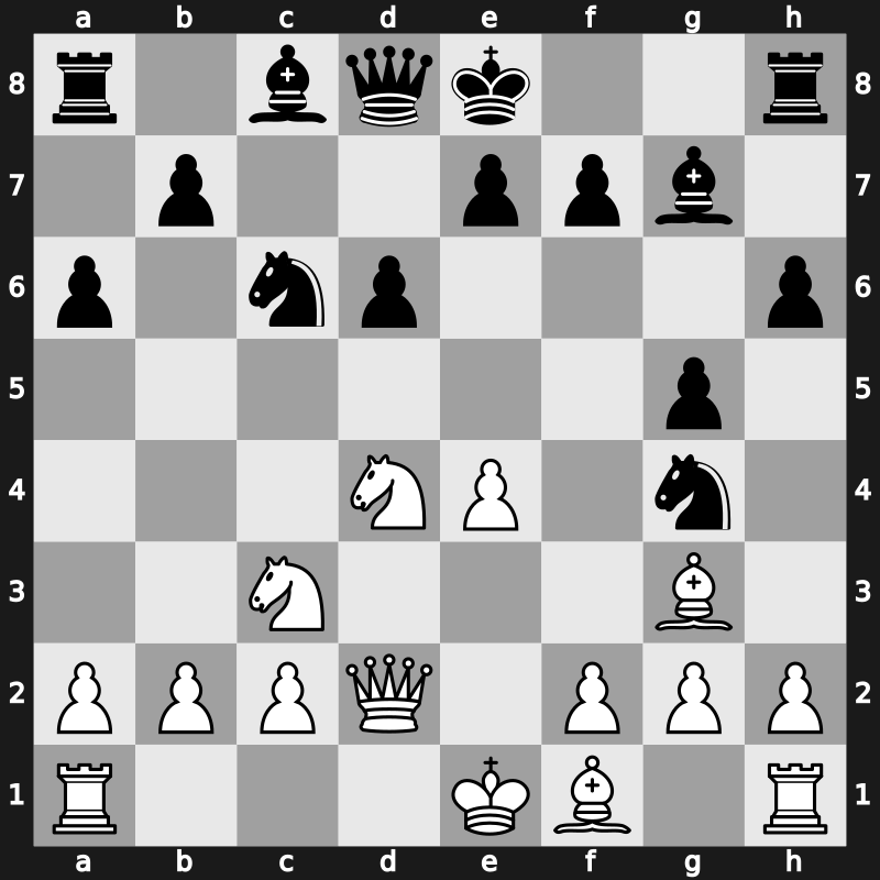 20. Amber Rapid 2011 – Round 10 – Carlsen, Magnus – 1-0 – Grischuk, Alexander – G30