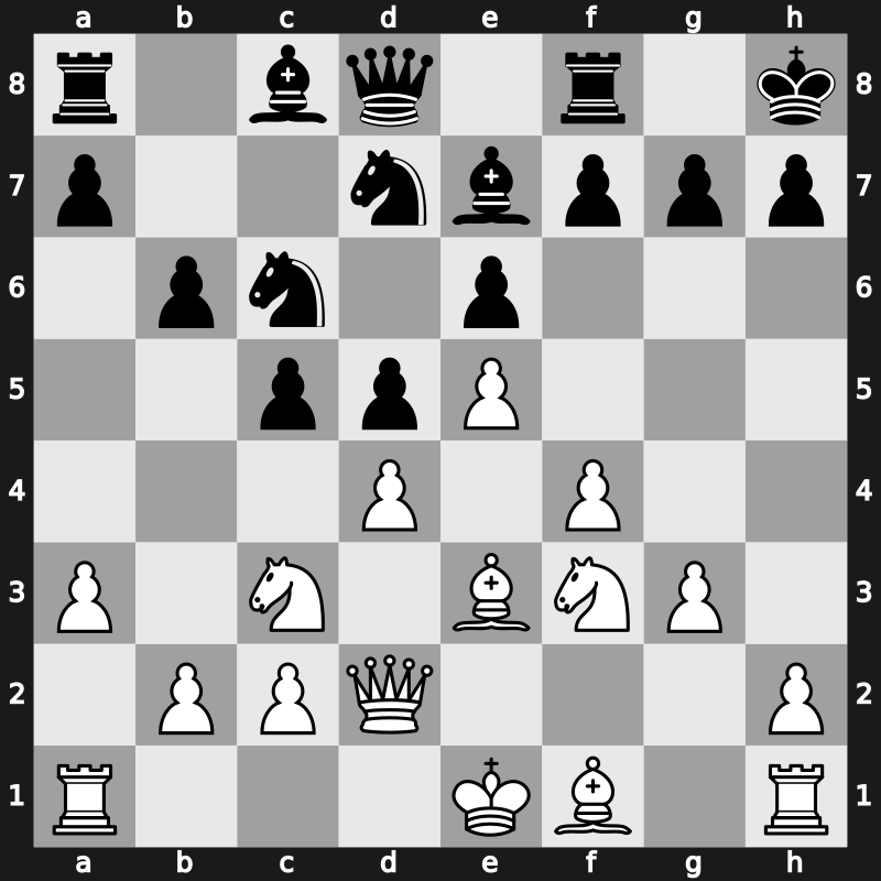 4. Final Masters 2011 – Round 5 – Ivanchuk, Vasyl – 0-1 – Carlsen, Magnus – G11