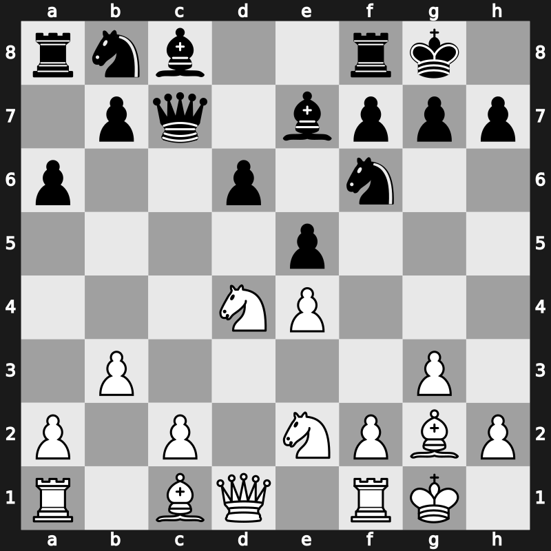 73. Tata Steel GMA 2011 – Round 7 – Carlsen, Magnus – 1/2-1/2 – Anand, Viswanathan – G34