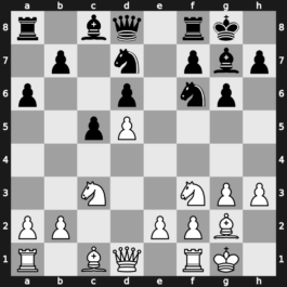 4. FIDE GP 2009 – Round 12 – Grischuk, Alexander – 1-0 – Bacrot, Etienne – G57
