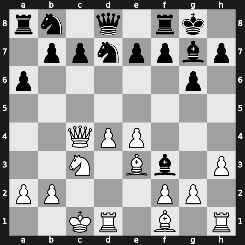 Corus A 2009 – Round 12 – Aronian, Levon – 1/2-1/2 – Morozevich, Alexander – G77