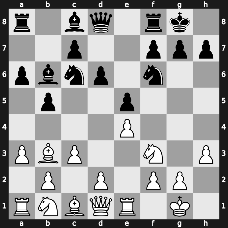 Amber-blindfold 17th 2008 – Round 10 – Carlsen, Magnus – 1/2-1/2 – Leko, Peter – G18