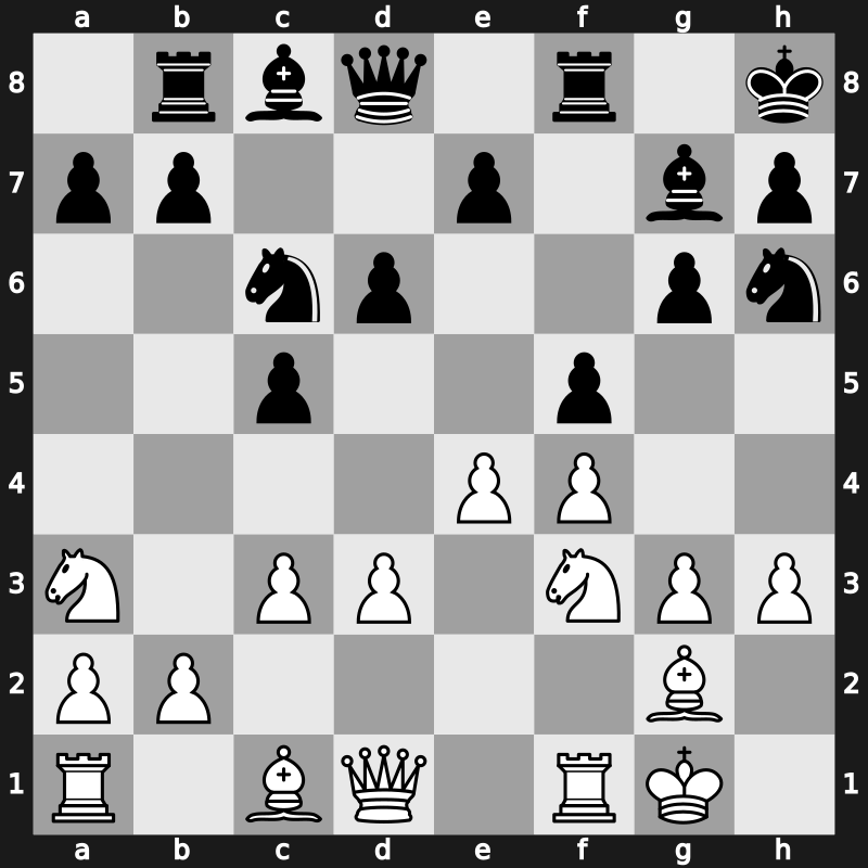 TCh-RUS 2008 – Round 9 – Zvjaginsev, Vadim – 1-0 – Areshchenko, Alexander – G242
