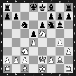 Amber-blindfold 16th 2007 – Round 3 – Carlsen, Magnus – 1/2-1/2 – Svidler, Peter – G7