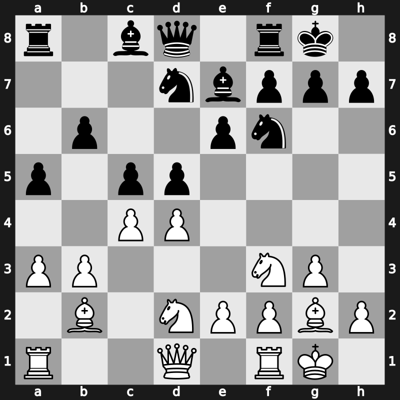 22. ECU Club Cup 2006 – Round 3 – Prusikin, Michael – 1/2-1/2 – Korchnoi, Viktor – G54