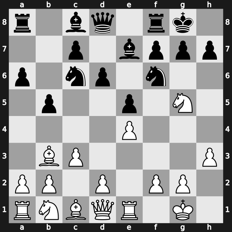 Memorial M.Tal (cat.20) 2006 – Round 8 – Svidler, Peter – 1-0 – Morozevich, Alexander – G6