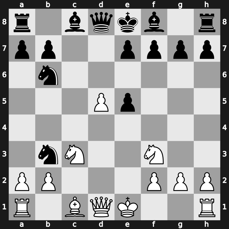 Turin ol (Men) 37th 2006 – Round 1 – Akintola, Fola – 1/2-1/2 – Durarbayli, Vasif – G14