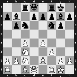 Turin ol (Men) 37th 2006 – Round 9 – Vallejo Pons, Francisco – 1/2-1/2 – Gashimov, Vugar – G120