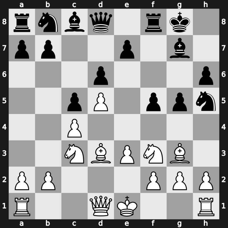 Turin ol (Men) 37th 2006 – Round 11 – Moiseenko, Alexander – 1-0 – Mamedov, Rauf – G140