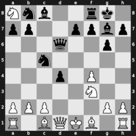 Corus A 2005 – Round 11 – Kramnik, Vladimir – 1/2-1/2 – Grischuk, Alexander – G68