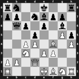 RUS Ch Superfinal 2005 – Round 2 – Kramnik, Vladimir – 1-0 – Volkov, Saveliy – G8