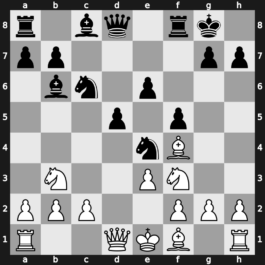 36. Olympiad 2004 – Round 6 – Kurajica, Bojan – 0-1 – Jobava, Baadur – G187