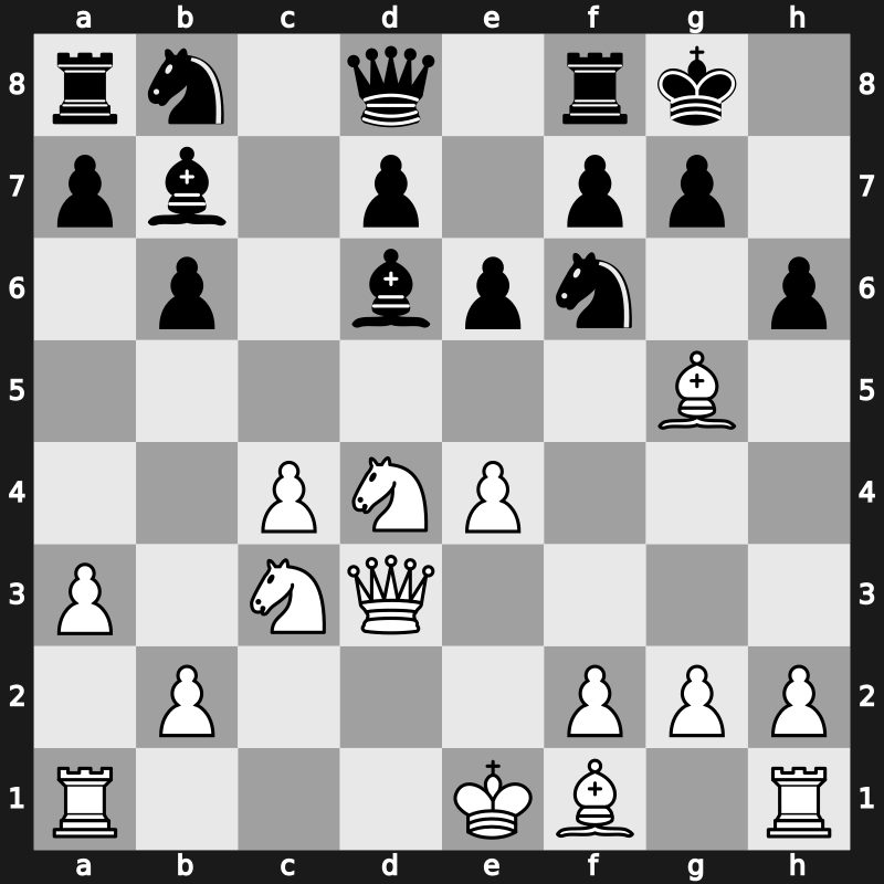 57. ch-RUS 2004 – Round 8 – Bareev, Evgeny – 1/2-1/2 – Morozevich, Alexander – G31