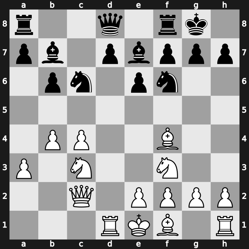 57. ch-RUS 2004 – Round 11 – Bareev, Evgeny – 1-0 – Korotylev, Alexey – G43