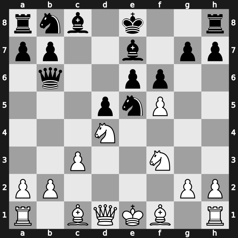 Amber-blindfold 12th 2003 – Round 9 – Morozevich, Alexander – 1-0 – Bareev, Evgeny – G27