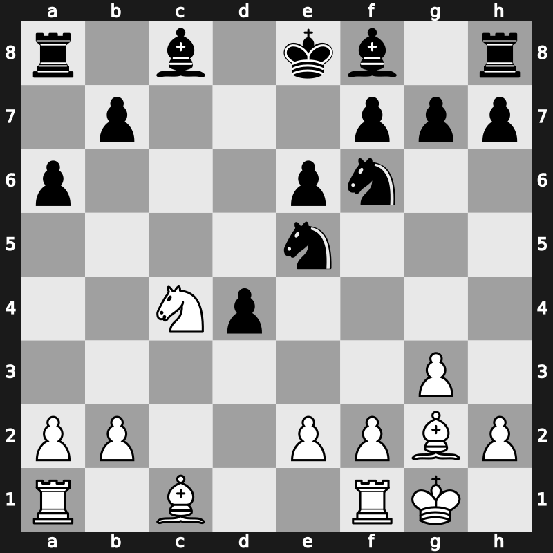 Amber Blindfold 2001 – Round 10 – Karpov, Anatoly – 1/2-1/2 – Van Wely, Loek – G34